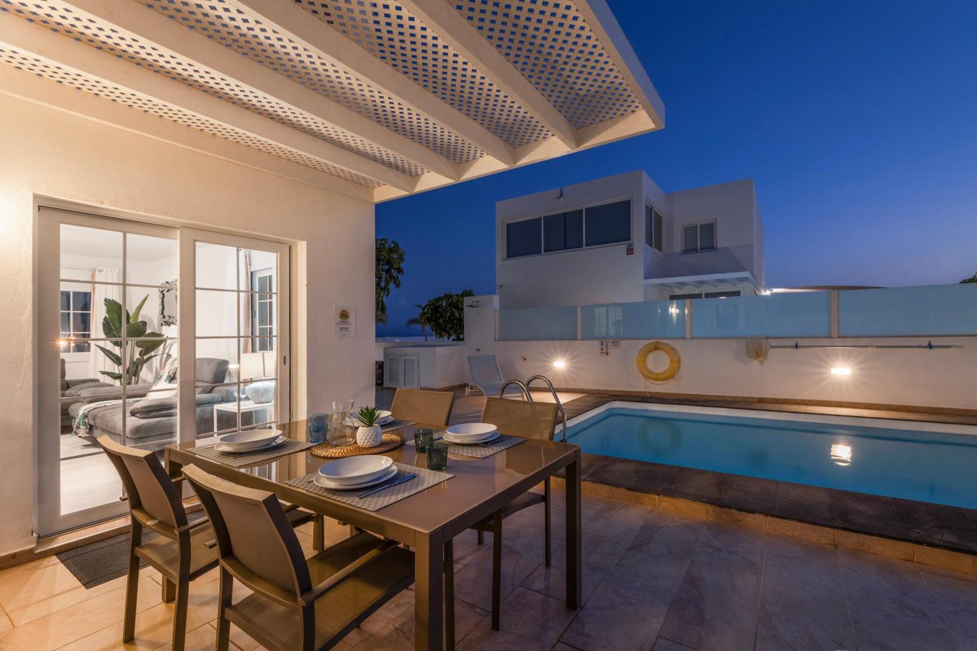 Villa Atlantica - Heated Pool In Playa Blanca Eksteriør bilde